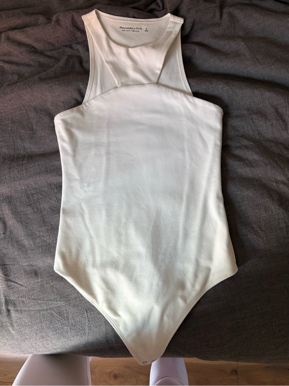 Abercrombie white tank top bodysuit